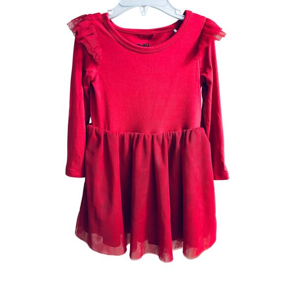 Little Sleepies Red Tulle Twirl Dress with Bloomers 12-18 months EUC - Picture 1 of 5